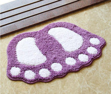 Load image into Gallery viewer, Footprint Bathroom Rug Mat Beauty For Home Decorations
