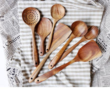 Load image into Gallery viewer, Thai Teak Natural Wood Kitchen Utensils Beauty And Health For Cookers
