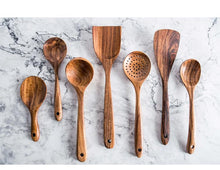 Load image into Gallery viewer, Thai Teak Natural Wood Kitchen Utensils Beauty And Health For Cookers
