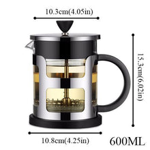 Load image into Gallery viewer, Stainless Steel Luxury Portable French Press Coffee Tea Maker Machine For Coffee Lovers
