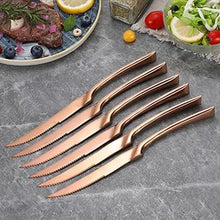 Load image into Gallery viewer, Stainless Steel Luxury Steak Knives Matte Sharp Dinnerware Beauty And Health For Cookers
