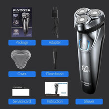 Load image into Gallery viewer, Accessories Flyco Electric Shaver Rechargeable Waterproof Triple Rotary Razor Trimmer For Men
