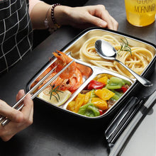 Load image into Gallery viewer, Stainless Steel Japanese Bento Lunch Box Beauty And Health For Cookers
