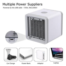 Load image into Gallery viewer, Artic Air Portable 3-in-1 Air Conditioner Humidifier Purifier - 7 LED Lights Houseware For Home Lovers

