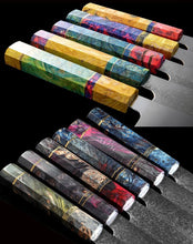 Load image into Gallery viewer, Nakiri Chef Damascus Steel Knife with 67 Layers and Unique Handle Beauty And Health For Cookers
