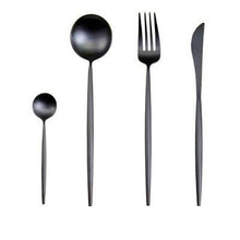 Load image into Gallery viewer, Luxury Stainless Steel 24-Piece Gold Silver Flatware Set Beauty For Home Decorations
