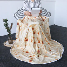 Load image into Gallery viewer, Mexican Burrito Tortilla Throw Blanket Soft Fleece For Home Lovers
