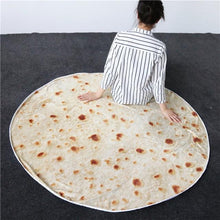 Load image into Gallery viewer, Mexican Burrito Tortilla Throw Blanket Soft Fleece For Home Lovers
