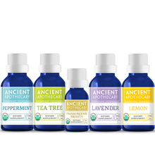 Load image into Gallery viewer, Certified Organic Essential Oils Starter Kit Come From Non-GMO Plants, And Are Equally Effective Whethe Useful When Applied Onto Your Skin
