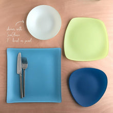 Load image into Gallery viewer, 3 Piece SeaGlass Place setting-Recycled Glass, Made in USA, Lead and Cadmium Free- Eco-Friendly - Give Back Goods
