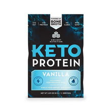 Load image into Gallery viewer, Keto PROTEIN Vanilla - Single Serving 15 Count Boost Muscular Size And Strength, Promote Healthy Testosterone Levels, Promote Healthy Energy
