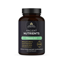 Load image into Gallery viewer, Ancient Nutrients - Vitamin K2 Supports Cardiovascular Function
Supports Bone Health For Healthy
